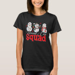 Snowman Wound Care Nurse Squad Christmas Holiday P T-Shirt<br><div class="desc">Snowman Wound Care Nurse Squad Christmas Holiday Pajama</div>
