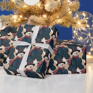 Snowman Wrapping Paper