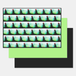 Snowman Wrapping Paper 3pc.