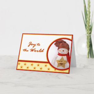 Snowmann Greeting Card