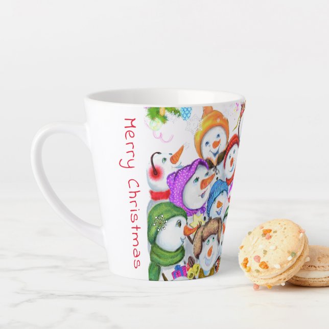 Snowmans Latte Mug (En situation)