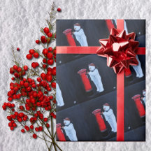 Snowman's Letter to Santa Painting by Alfred Fox