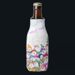 Snowmans Party Christmas Bottle Cooler<br><div class="desc">Bottle Coolers with Happy Snowmans Merry Christmas Party Funny Drawing Cartoon Snowman and Text - Choose / Add Your Unique Text / Font / Colour - Make Your Special Bottle Cooler Gift - Resize and move or remove and add elements / image with customization tool ! - Drawing and Design...</div>