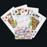 Snowmans Party Christmas Playing Cards<br><div class="desc">Playing Cards with Happy Snowmans Merry Christmas Party Funny Drawing Cartoon Snowman Celebration - Choose / Add Your Unique Text / Font / Colour - Make Your Special Gift - Resize and move or remove and add elements / image with customization tool ! - Drawing and Design by MIGNED. You...</div>