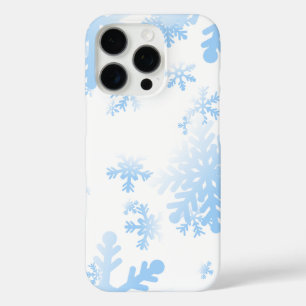 Snowmans & Snowflakes Seamless Pattern iPhone 16 Pro Case