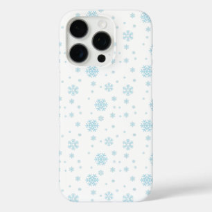 Snowmans & Snowflakes Seamless Pattern iPhone 16 Pro Case