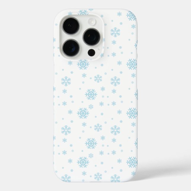 Snowmans & Snowflakes Seamless Pattern Case-Mate iPhone Case (Back)