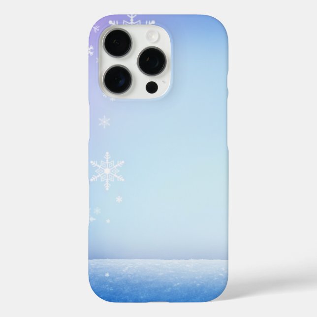 Snowmans & Snowflakes Seamless Pattern Case-Mate iPhone Case (Back)