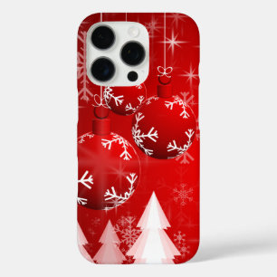 Snowmans & Snowflakes Seamless Pattern iPhone 16 Pro Case