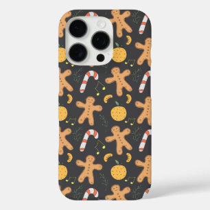 Snowmans & Snowflakes Seamless Pattern iPhone 16 Pro Case
