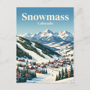 Snowmass, Colorado, USA Postcard