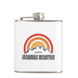 Snowmass Mountain Hip Flask