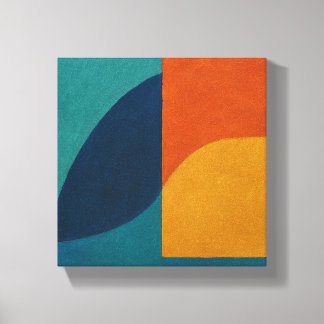 "Snowmelt Resonance" Abstract Canvas Print