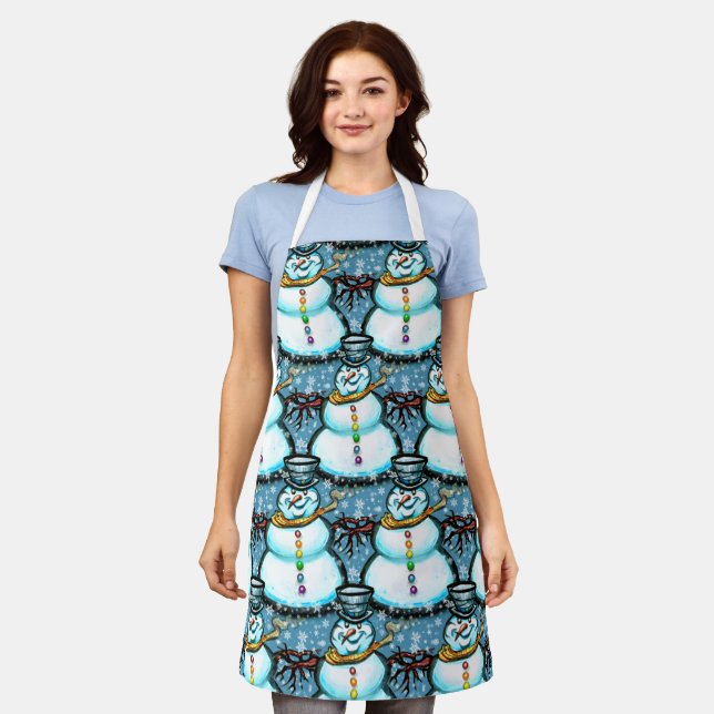 Snowmen Apron (Worn)