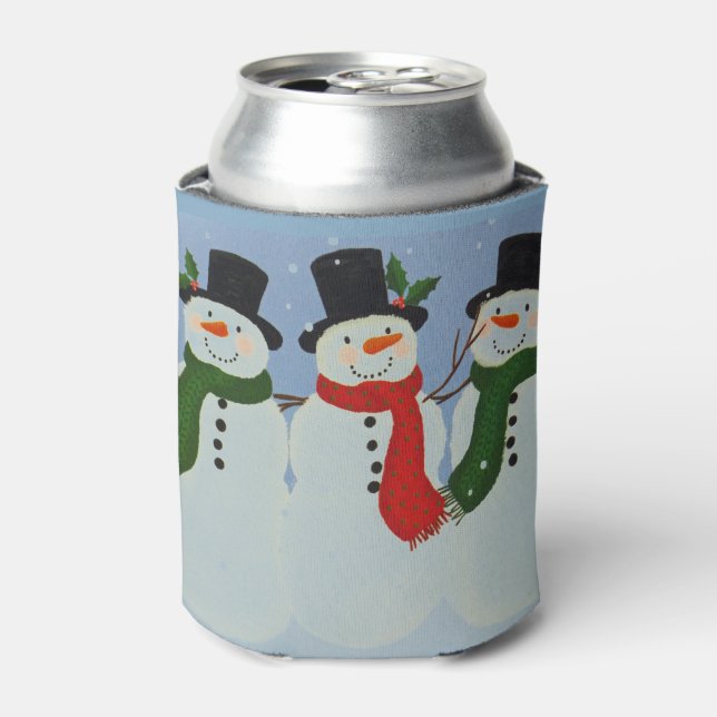 Snowmen Can Cooler (Can Front)