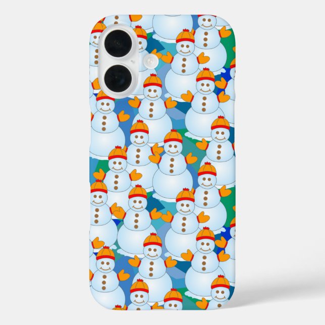 Snowmen Case-Mate iPhone Case (Back)