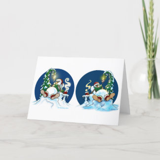 Snowmen chill time Folded Card