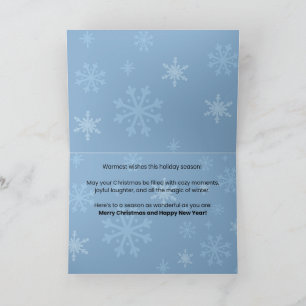 Snowmen Christmas Card Holiday