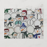 Snowmen christmas Ornament Hand Painted snowman