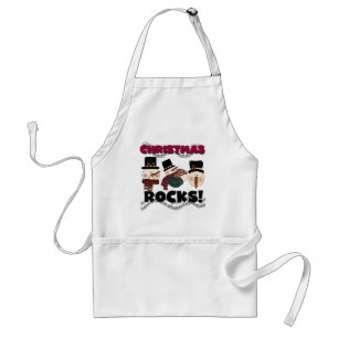 Snowmen Christmas Rocks Standard Apron