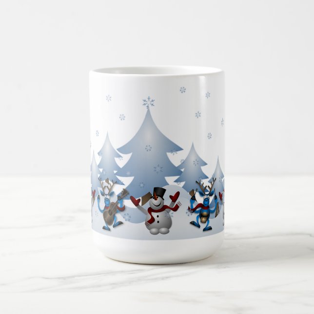 Snowmen, Christmas Trees and Snow Magic Mug (Center)
