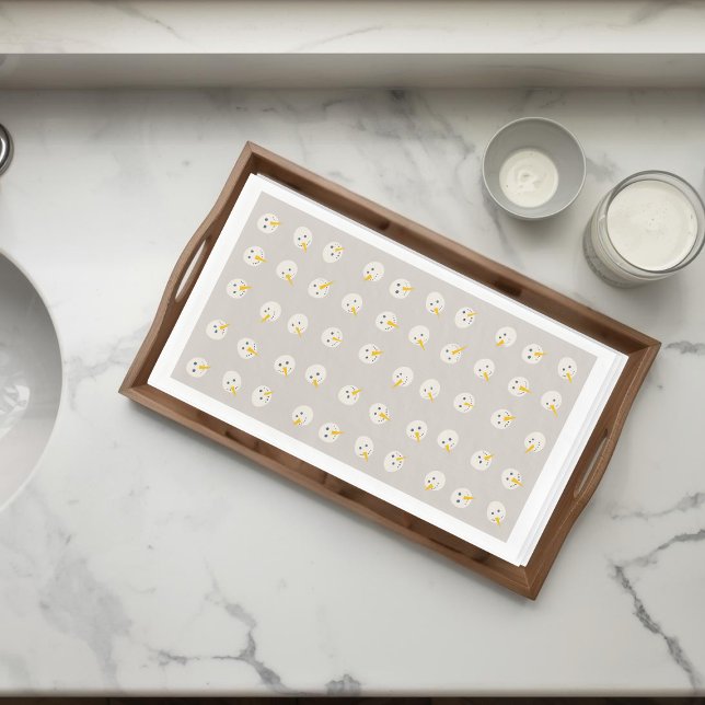 Snowmen Faces Paper Guest Towels Napkin (Creator Uploaded)