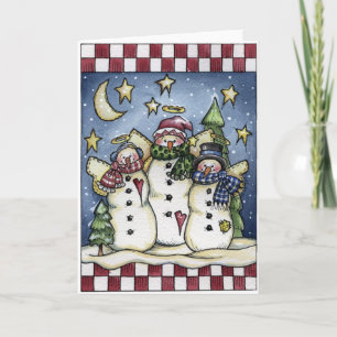 Snowmen - Greeting Card
