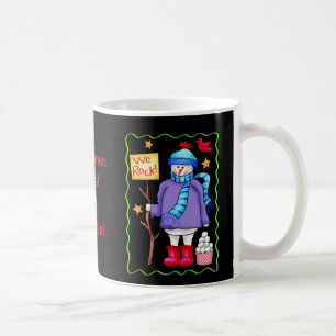 Snowmen Rule Name Personalized Snowman Art Coffee Mug