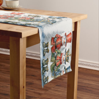 Snowmen Short Table Runner