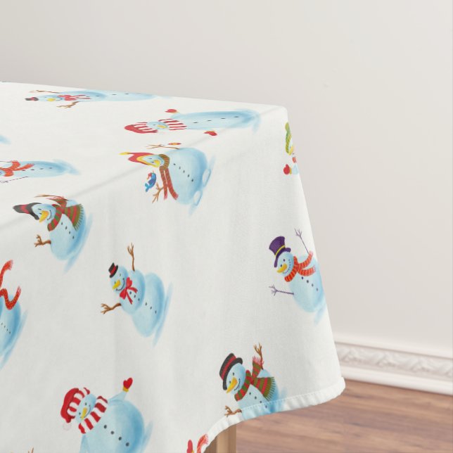 Snowmen Tablecloth (In Situ)