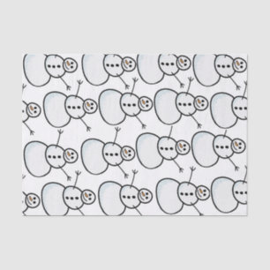 Snowmen Tissue Paper