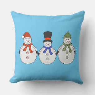 Snowmen Winter has come Outdoor Pillow