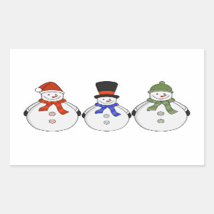 Snowmen Winter has come Sticker