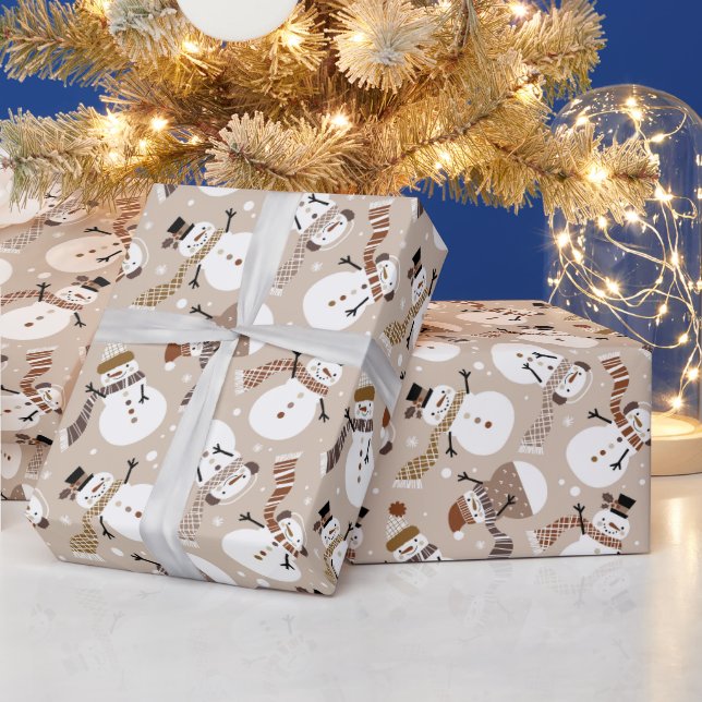  Snowmen Wrapping Paper (Holidays)