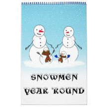 SNOWMEN YEAR 'ROUND CALENDAR