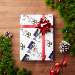 SnowMidge Christmas Hanukkah Birthday Gift Paper<br><div class="desc">Wrapping gifts is snow trouble with Midge! Adorable, durable paper that the nosier gift recipients in your life won't be able to see through! Perfect for Christmas, Hanukkah, Birthdays, or any winter occasion! 'Midge' and all related characters and images are property of Sunny and Sunny Arts Studio. Copyright 2023</div>