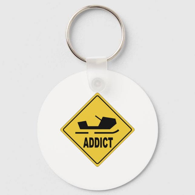 Snowmobile 2 keychain (Front)