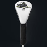 Snowmobile cartoon illustration  golf head cover<br><div class="desc">Snowmobile cartoon illustration</div>