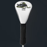 Snowmobile cartoon illustration  golf head cover<br><div class="desc">Snowmobile cartoon illustration</div>
