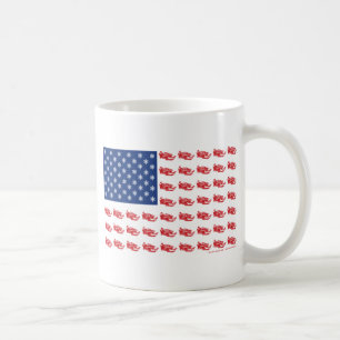 Snowmobile Flag Coffee Mug