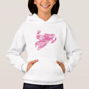 Snowmobile in Pink Camouflage