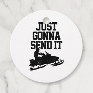 Snowmobile Just Gonna Send It Funny Motor Sled Gif Favour Tags