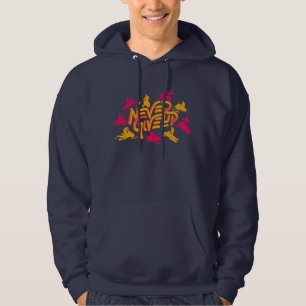 Snowmobile Lover Never Give Up Quote Hoodie