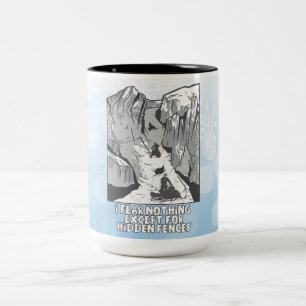 Snowmobile Lover Quote Two-Tone Coffee Mug