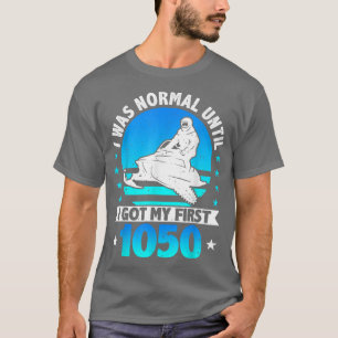 Snowmobile Motor Sled, 1050 Quote & Skimobile, Sno T-Shirt