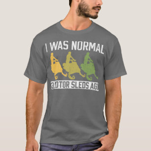 Snowmobile Motor Sled Rider And Skimobile  T-Shirt