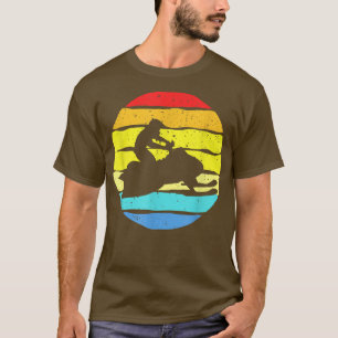 Snowmobile Motor Sled Rider Snow Scooter Lover Ret T-Shirt