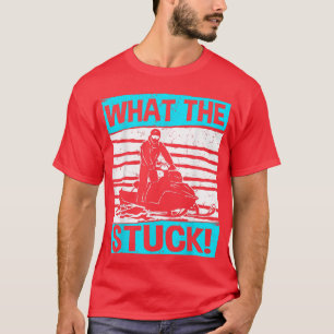 Snowmobile Motor Sled, Trail Riding & Skimobile, S T-Shirt