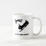 Snowmobile My Own Stunts Coffee Mug<br><div class="desc">Snowmobile Stunts - I Do My Own Stunts ® Funny picture of a snowmobile accident & a rider falling of his off snow machine with a funny snowmobile saying on humour t-shirts & unique snow racing gifts for Birthdays, Christmas, Father’s Day, Get Well injuries & more: snow, sport, sledding, racing,...</div>