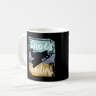 Snowmobile Retro Style Snowmobiling Coffee Mug